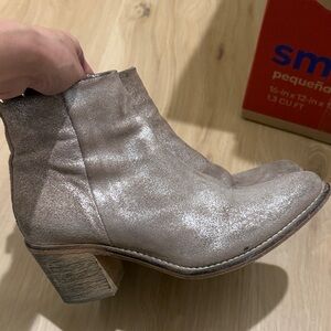Diesel Women's Ankle Boots in Silver Glitter